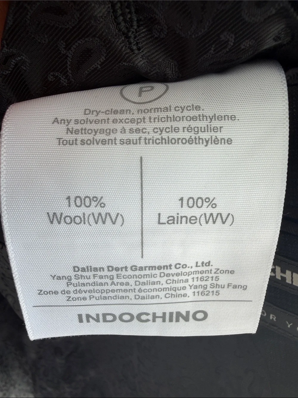 Indochino 100% Wool Sport Coat Blazer Charcoal Gray Check Custom